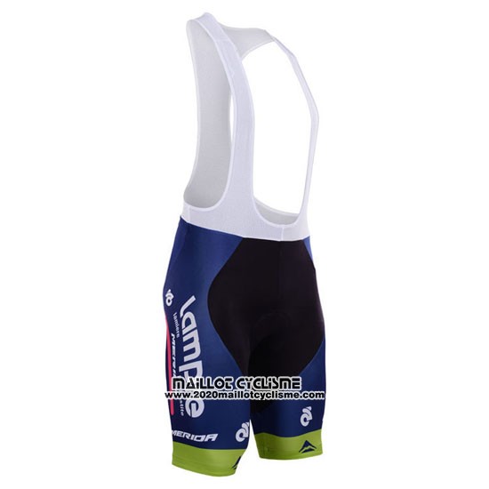 2015 Maillot Ciclismo Lampre Merida Rose et Bleu Manches Courtes et Cuissard